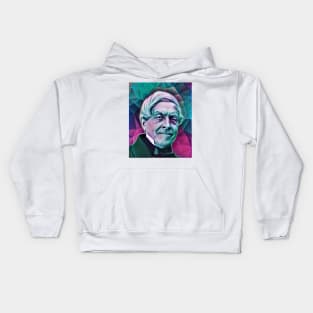 Jules Michelet Abstract Portrait | Jules Michelet Artwork 4 Kids Hoodie